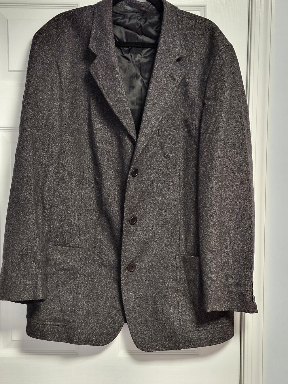 Bachrach Charcoal Gray Wool Sport Coat